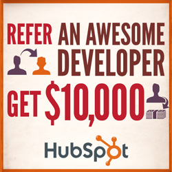 hubspot refer developer $10k